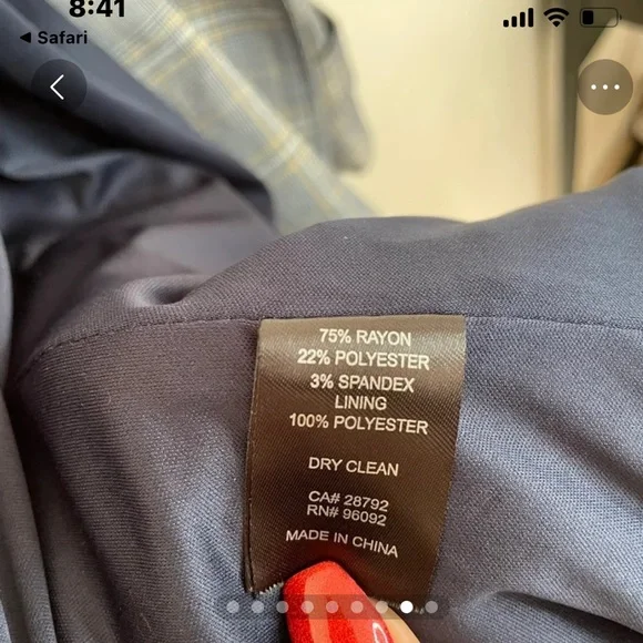 Carolina Belle Montreal Women’s Tie Waist Plaid Jacket Coat Sz L - Picture 3 of 4